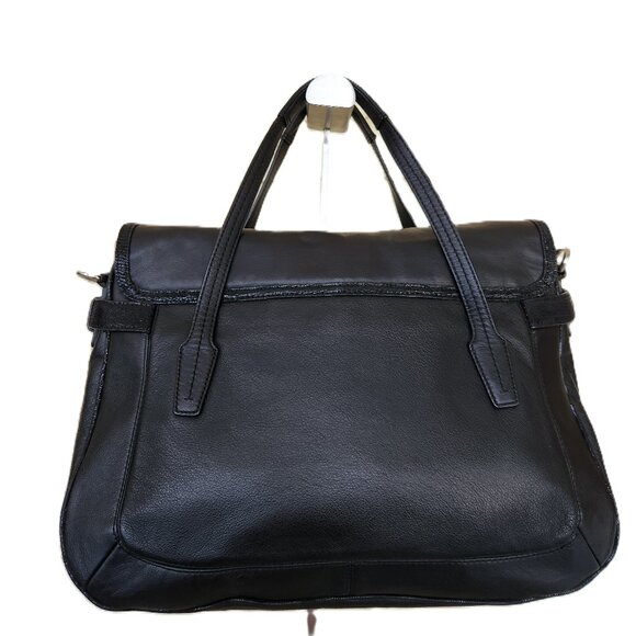 Euc Coach Taylor Black Saffiano Leather Shoulder Bag Purse - Picture 3 of 13